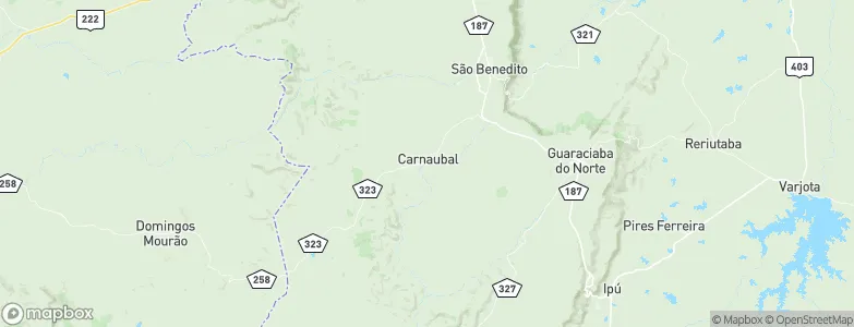 Carnaubal, Brazil Map