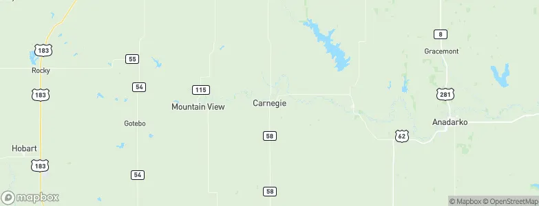 Carnegie, United States Map