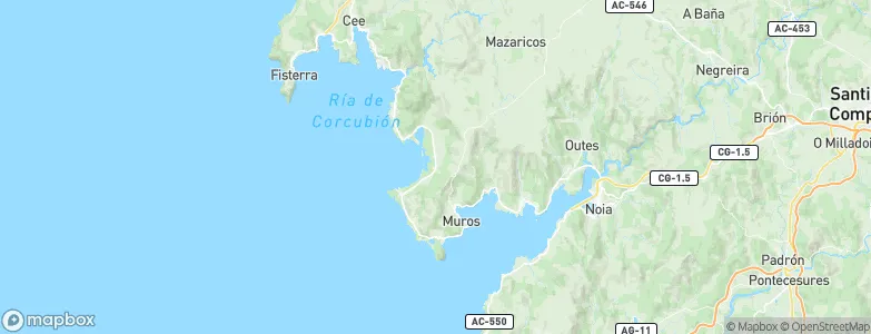 Carnota, Spain Map