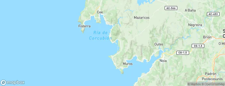 Carnota, Spain Map