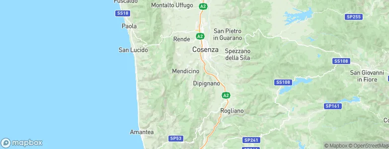 Carolei, Italy Map