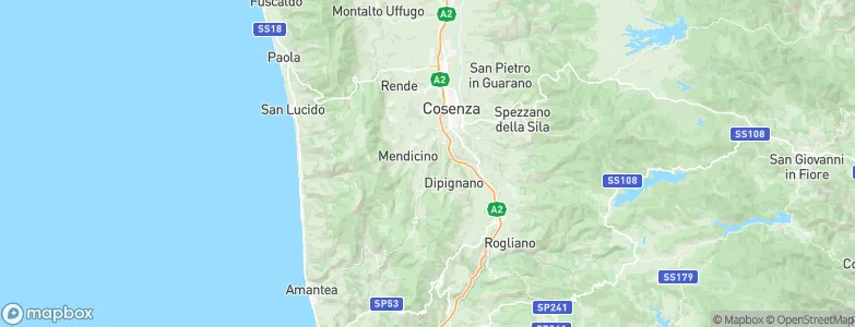 Carolei, Italy Map