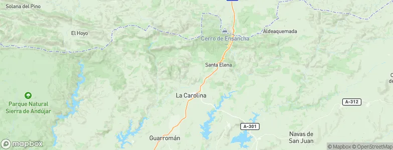 Carolina, La, Spain Map