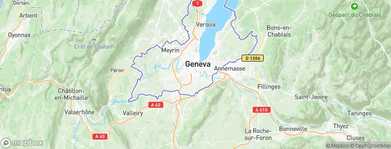 Carouge (GE), Switzerland Map