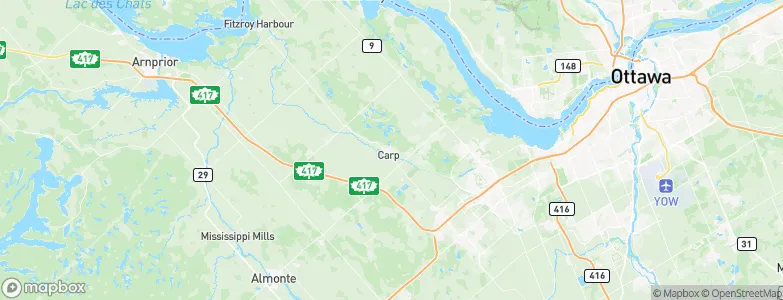 Carp, Canada Map