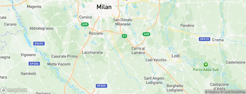 Carpiano, Italy Map
