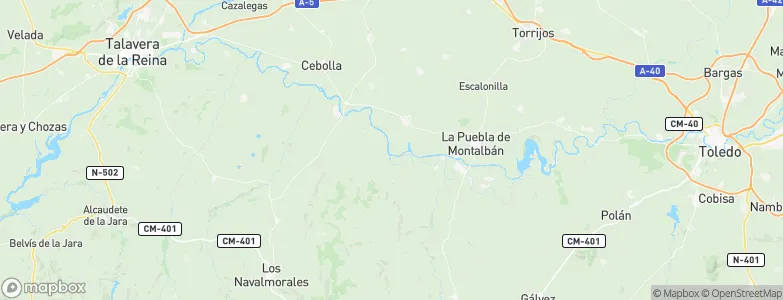 Carpio de Tajo, El, Spain Map
