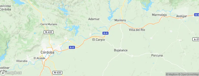 Carpio, El, Spain Map