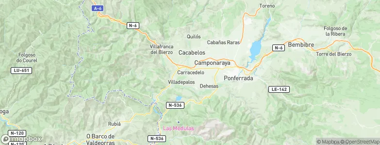 Carracedelo, Spain Map
