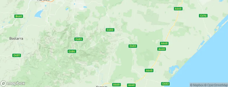 Carrajung Lower, Australia Map