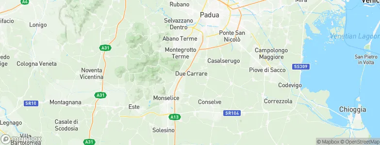 Carrara San Giorgio, Italy Map