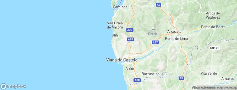 Carreço, Portugal Map
