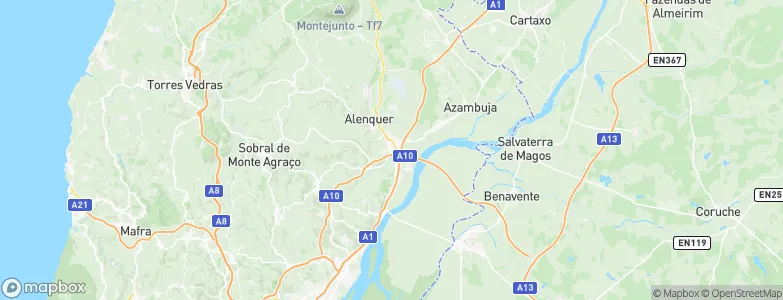 Carregado, Portugal Map