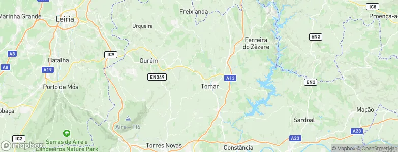Carregueiros, Portugal Map