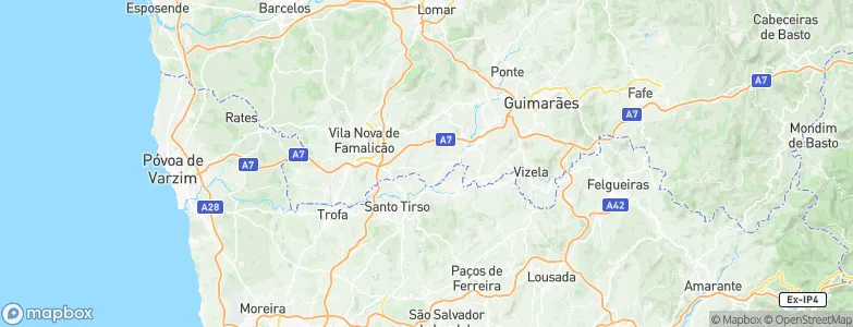 Carreira, Portugal Map