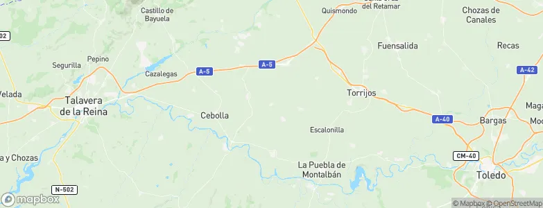 Carriches, Spain Map