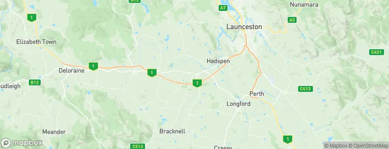 Carrick, Australia Map