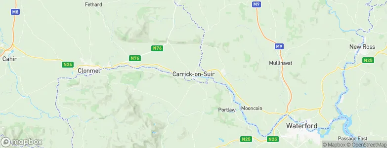 Carrick-on-Suir, Ireland Map