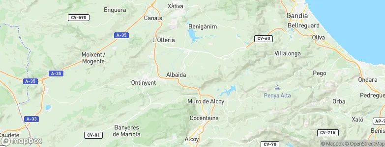 Carrícola, Spain Map