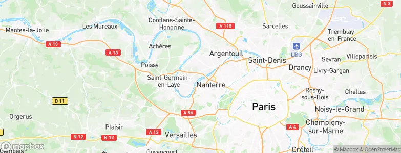 Carrières-sur-Seine, France Map