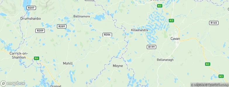 Carrigallen, Ireland Map