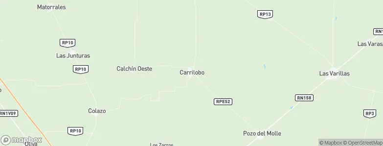 Carrilobo, Argentina Map