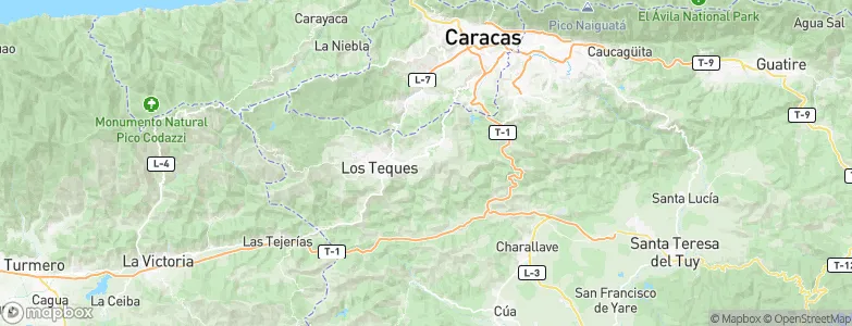 Carrizal, Venezuela Map