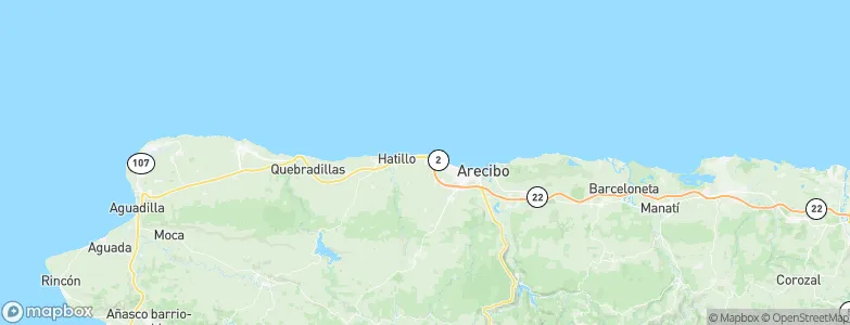 Carrizales, Puerto Rico Map