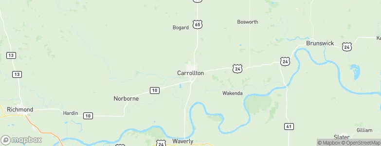 Carrollton, United States Map