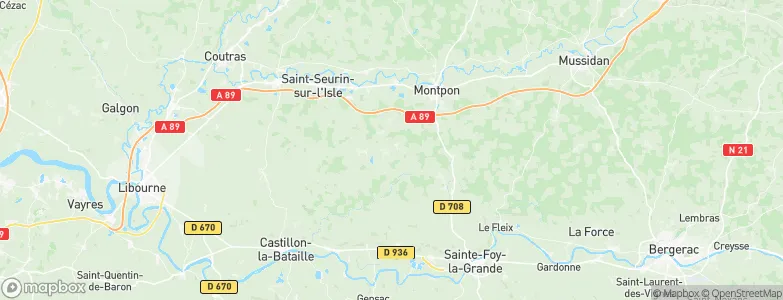 Carsac-de-Gurson, France Map