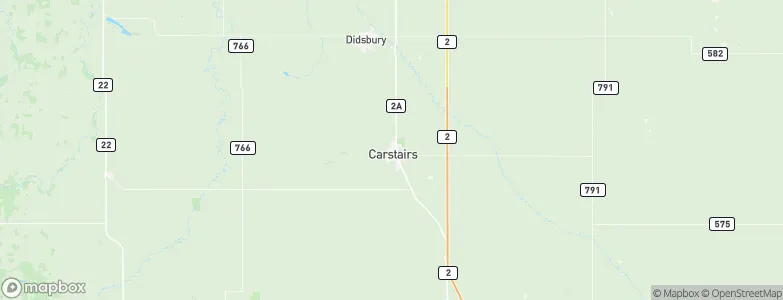 Carstairs, Canada Map