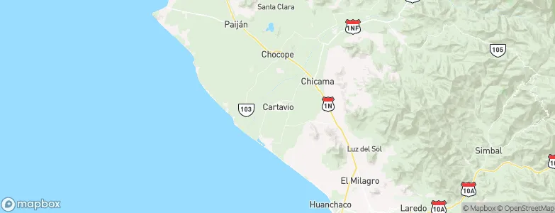 Cartavio, Peru Map