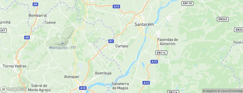 Cartaxo, Portugal Map