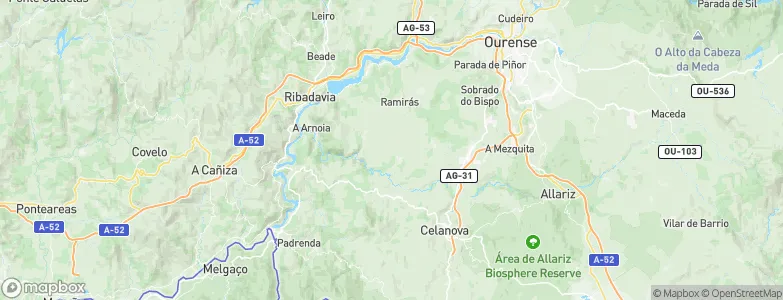 Cartelle, Spain Map