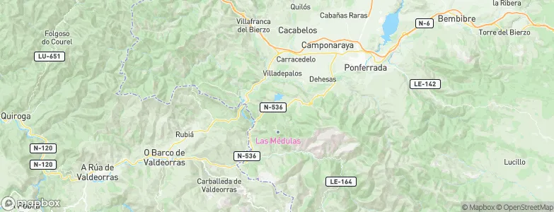 Carucedo, Spain Map