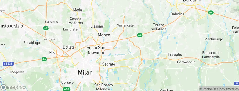 Carugate, Italy Map