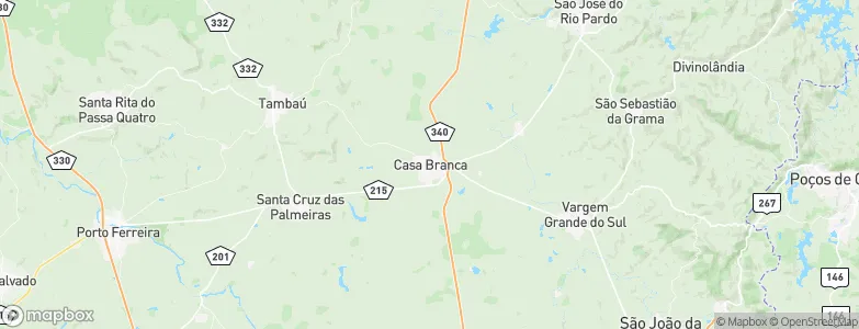 Casa Branca, Brazil Map