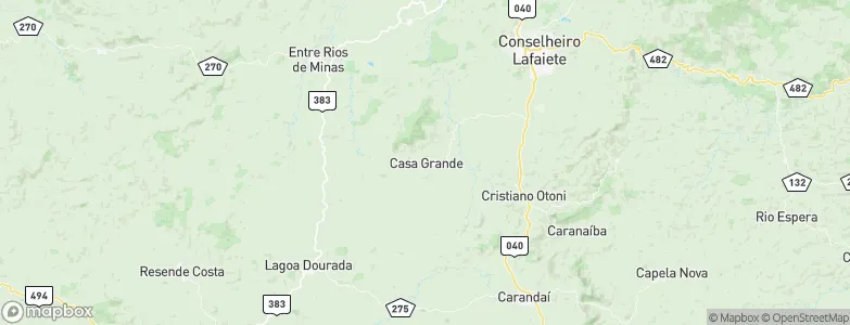 Casa Grande, Brazil Map