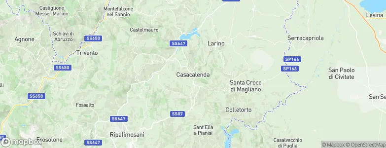 Casacalenda, Italy Map