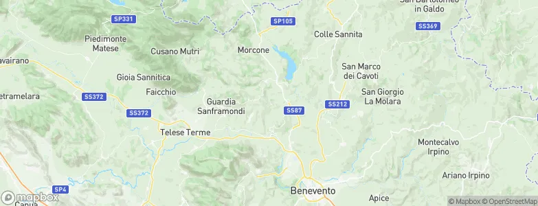 Casalduni, Italy Map