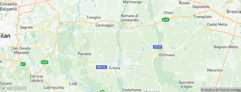 Casale Cremasco, Italy Map
