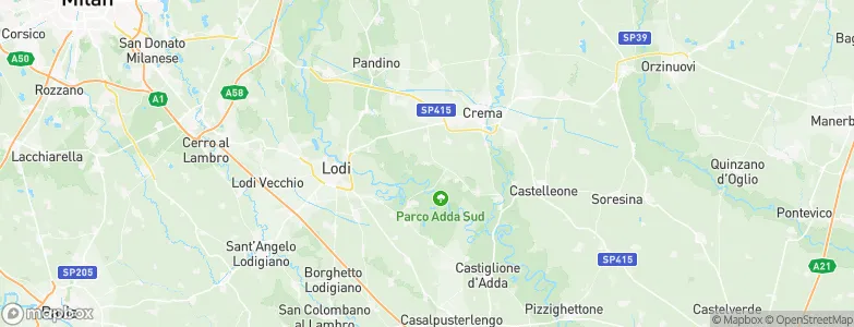 Casaletto Ceredano, Italy Map