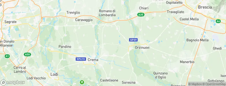 Casaletto di Sopra, Italy Map