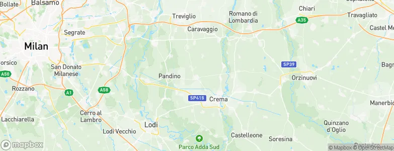 Casaletto Vaprio, Italy Map