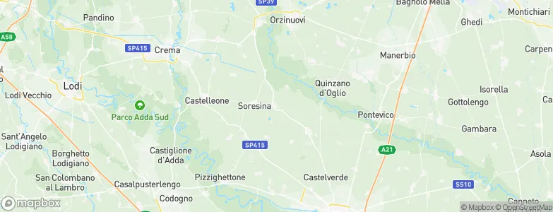 Casalmorano, Italy Map