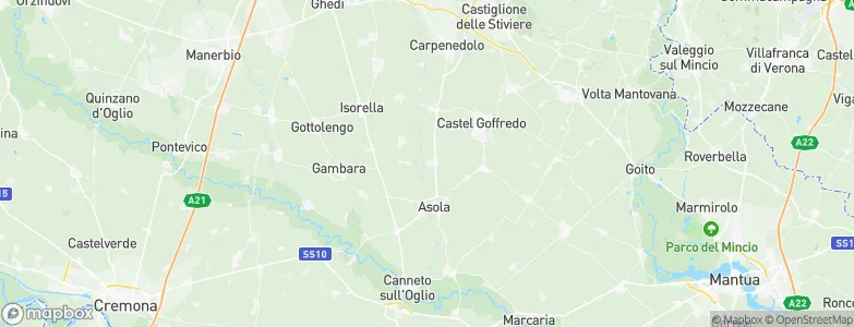 Casalmoro, Italy Map