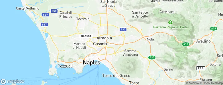 Casalnuovo di Napoli, Italy Map