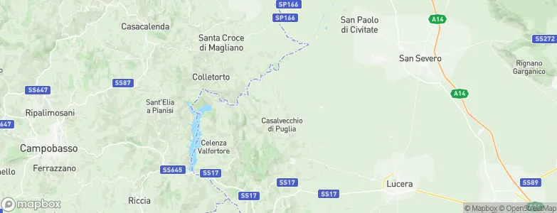Casalnuovo Monterotaro, Italy Map