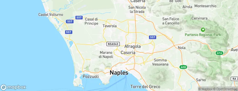 Casandrino, Italy Map