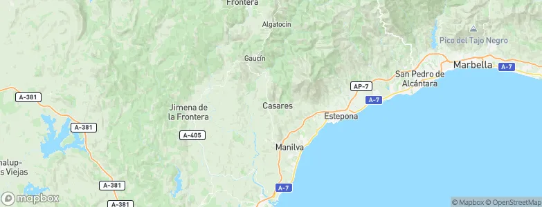 Casares, Spain Map